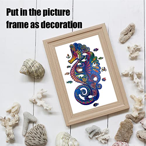 Wooden Puzzles For Adults, Animals Jigsaw Puzzle With Gift Box, Unique Shape Best Gift For Adults #TOP3