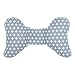 Original Baby Elephant Ears Head Support Pillow for Stroller, Swing, Bouncer, Changing Table, Car Seat, etc. (Grey Cross)