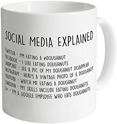 Funny Coffee Mug Social Media Mug 11 OZ