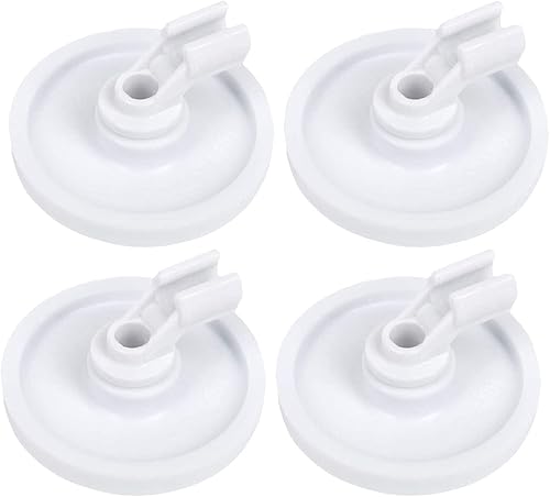 154174501 Frigidaire 5300809640 Ruedas para lavavajillas Estante inferior de repuesto duradero Paquete de 4  Reemplaza 5304532229, AP7195062,