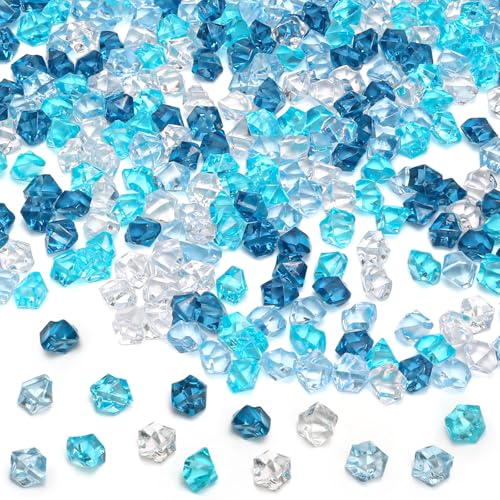 MAIXINNEW 600 Stück Edelsteine Kunststoff Deko Kein Loch, Diamanten Kunststoff Dekosteine Kinder, Acryl Dekosteine für Vasen, Kunsthandwerke Deko