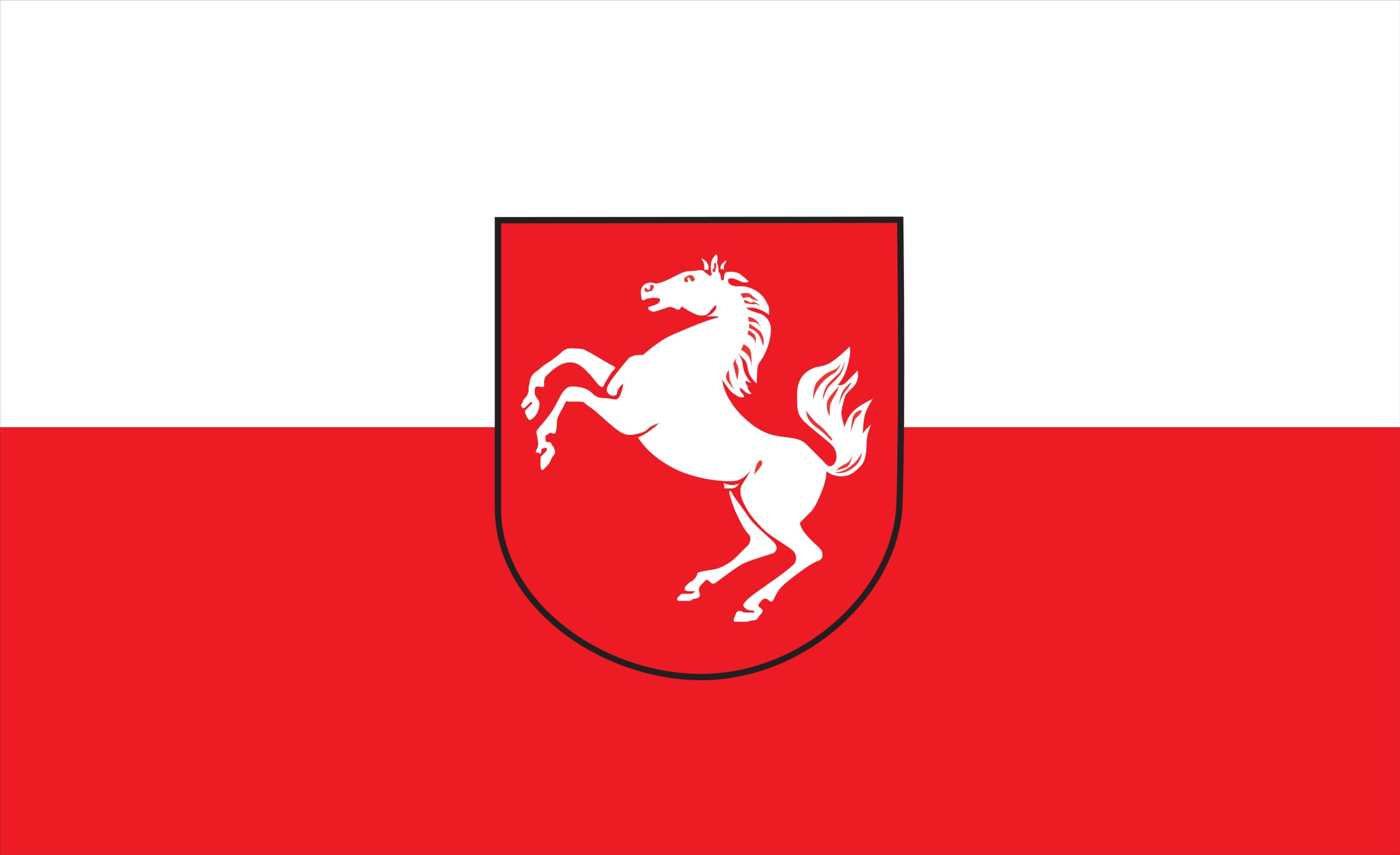 Flaga Westfalii Nadrenia Północna-Westfalia – charakterystyczny motyw chusta na flagę okrętową / 200 x 120 cm