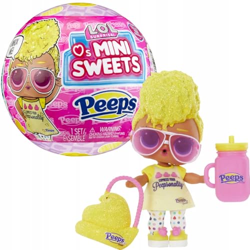 L.O.L. Surprise! Loves Mini Sweets Peeps - Tough Chick - Edición Limitada con Temática Primaveral - Muñeca Coleccionable con 7 Sorpresas - para Coleccionistas y Niños de 4+ Años