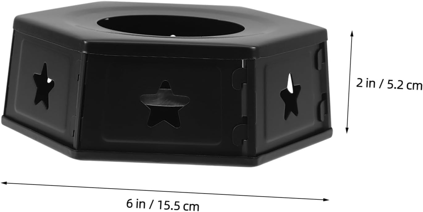Portable Stainless Steel Tea Warmer Base, Hollow Metal Teapot Heater for Household Use, Removable Design Suitable for Coffee and Tea Heating