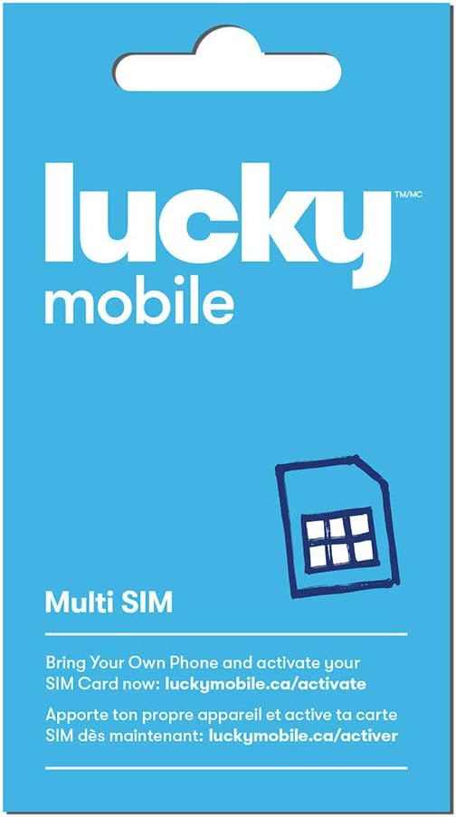 Lucky Mobile Multi SIM Card Amazon.ca Electronics
