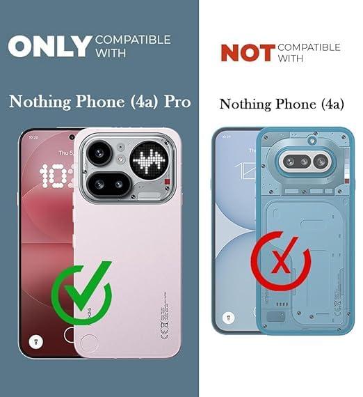 Image of Jkobi Rubberised Back Cover Case for Nothing Phone 4A Pro 5G (Textured Grip Design | Micro-Fiber Cloth Inside | Slim and Light Weight | Soft Touch and Feel)