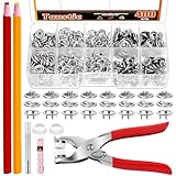 Matériau fiable : nos boutons-pression sont fabriqués en cuivre, robustes et durables, antirouille, ne se déforment pas facilement, surface lisse, ne se décolore pas facilement, bien fait, et a une longue durée de vie.