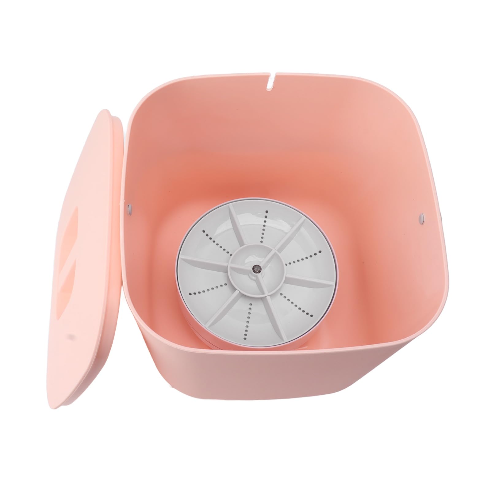Tonysa Mini Lavavajillas de 18 W, Lavavajillas de Encimera, Lavavajillas Portátil, Lavavajillas Compacto para Vajilla, Frutas y Verduras (Rosa)