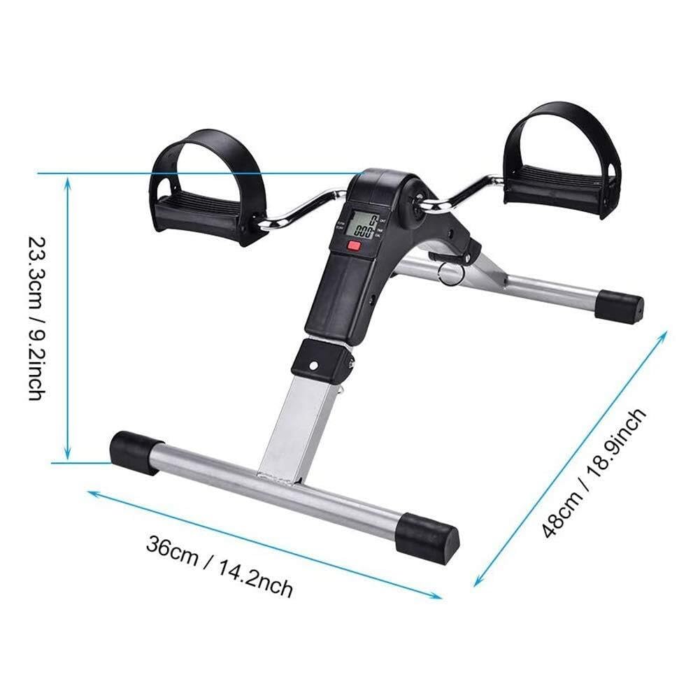Mini Stepper Gym Pieghevole Mini Cyclette Pedale Esercitatore Bici Portatile Braccio Casa Pedale Esercitatore Palestra Fitness Allenamento