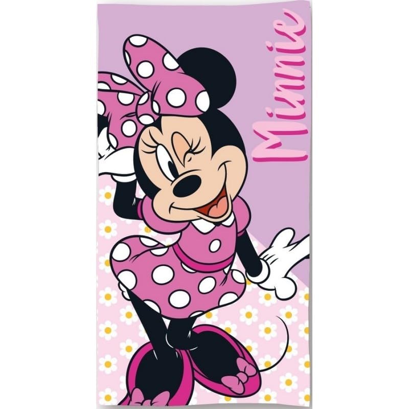 anemone Serviette de Bain - Drap de Plage Minnie Disney 70 x 140 cm - Disney (Minnie) (H)