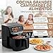 Imagen de Narvi Freidora de Aire 5L 1500W con Ventana Visible