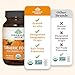 ORGANIC INDIA Turmeric Curcumin with Black Pepper - Organic Turmeric & Curcumin Supplement, Joint & Immune System Support, Whole Root - 60 Capsules