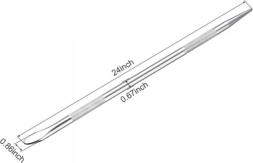 Miniatura 10 de uxcell Barra de palanca de alineación de 36 pulgadas para palanca redonda para hacer palanca y alinear con mango antideslizante