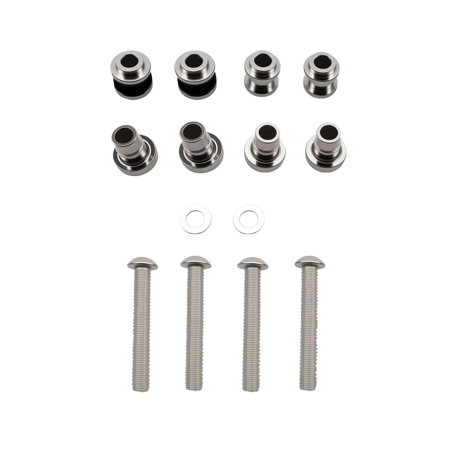 Sissy Bar Portapacchi a sgancio rapido a 4 punti, kit di montaggio per Harley Softail Fat Boy Breakout FLDE Heritage Street Bob 2018-2025 (cromato)