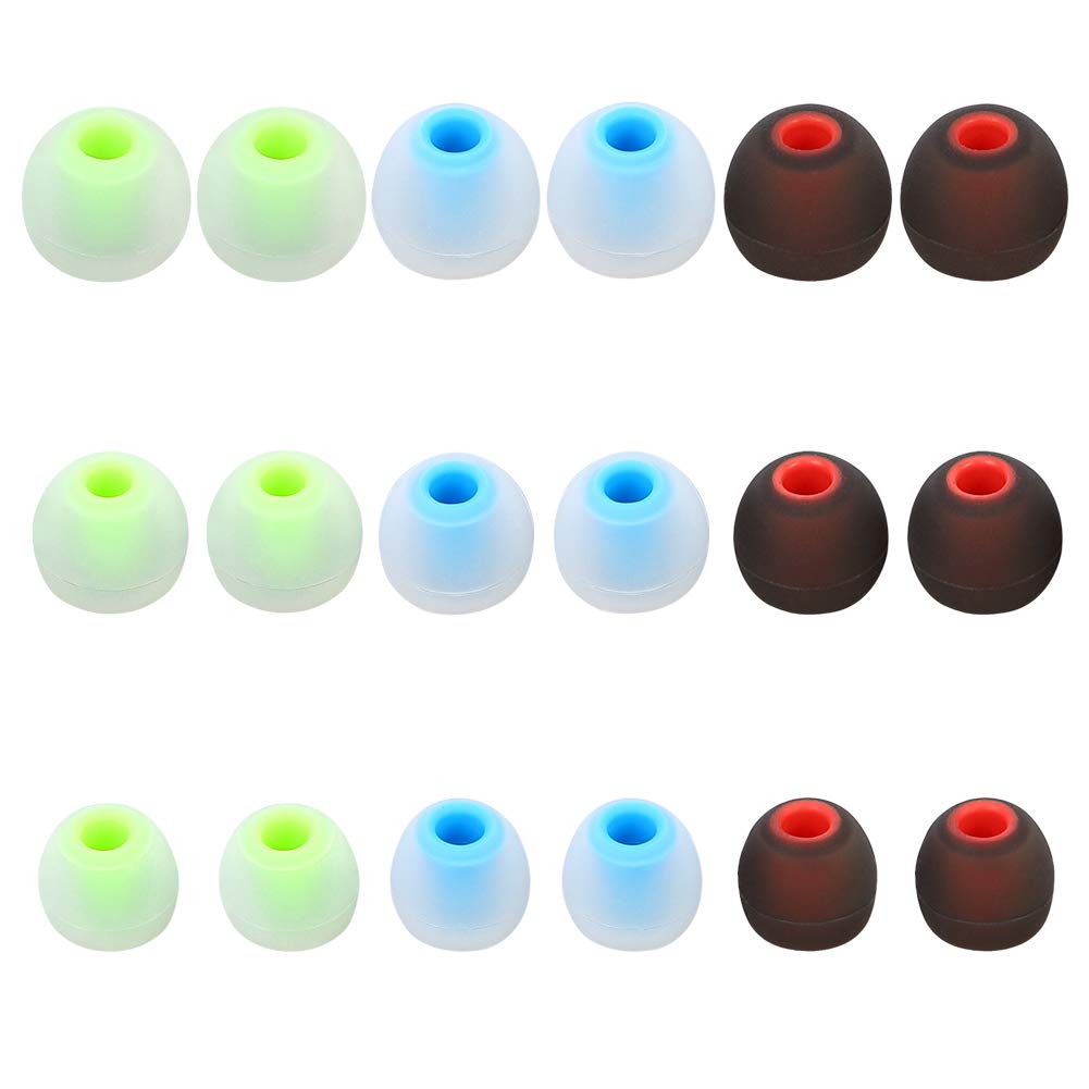 Earbuds Replacement Tips - 9 Pairs SML Eartips Eargels