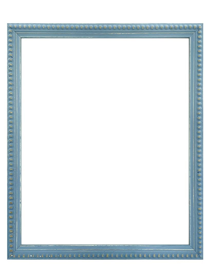 Frames By Post Blue Crown Bobbin Wooden Picture Frame A3