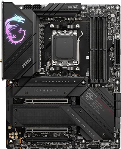 Image of AMD Ryzen 9 7950X 16-Core + MSI MPG X670E Carbon WiFi Gaming Motherboard