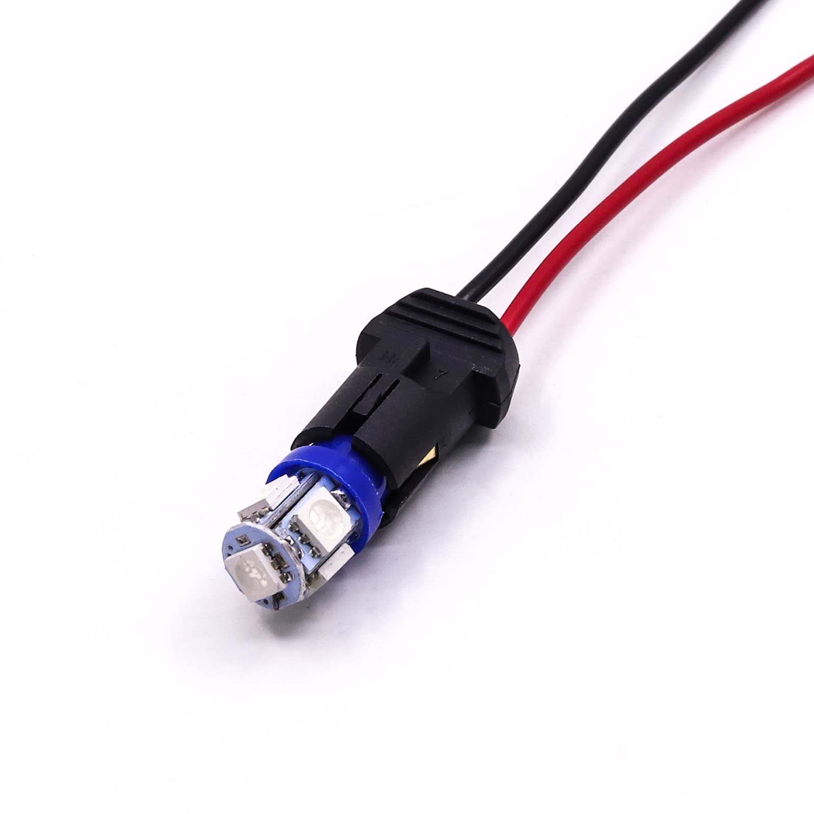 Universal Pigtail Wire Female Socket 194 T10 PGS Front Side Marker Light Bulb E 768558942578 - Foto 6