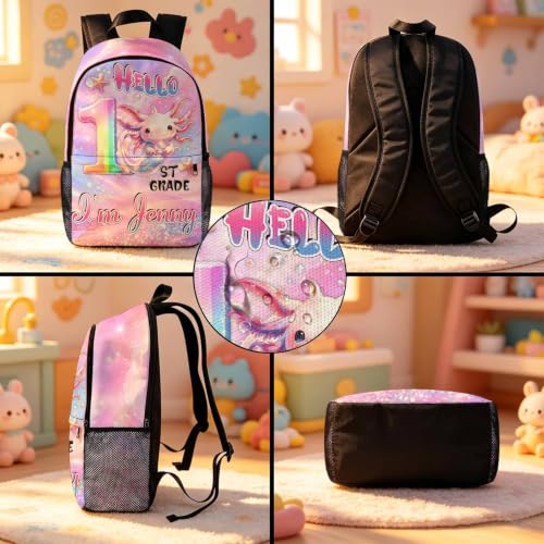 Image of Custom Kid Backpack for Girls Toddler Backpacks Set Back to School Bookbag