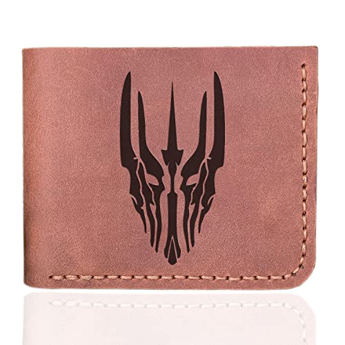 Sauron Wallet, Lord Rings Wallet, Gift for Him, Personalized Mens Wallet, Handmade Leather Wallet, Mens Gift For Father, Husband Gift, Boyfriend Gift k77