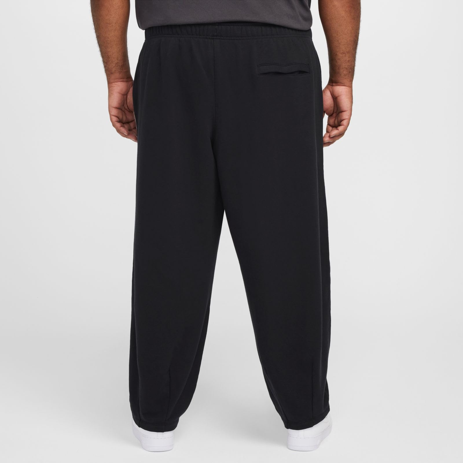 Nike Club Fleece Oversize-spodnie męskie z French Terry, czarny/czarny/biały, HJ1822-010, S