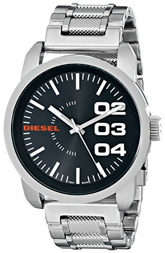 Diesel Men's DZ1370 Stainless Steel Not-So-Basic Basic Stainless Steel Watch