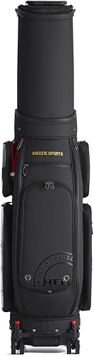 Miniatura 11 de HELIX -Bolsa de carrito de golf de golf, fácil de transportar, bolsa retráctil para carrito de golf con chasis de ruedas de bloqueo y empuñadura