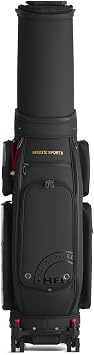HELIX-Golf Golf Cart Bag, Easy to Carry, Retractable Golf Club Cart Bag with Locking Wheels Chassis and Latest Integrated Handgrip.