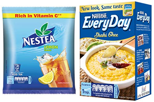 Nestle NESTEA Instant Iced Tea Lemon 400g + Nestle Everyday Shahi Ghee, 1L Carton