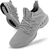 Pujcs Running Shoes Womens Breathable Tennis Shoes Non Slip Gym Workout Shoes Lightweight Mesh Walki