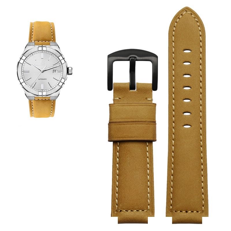 Bracelet montre cuir Khakib style vintage - Idéal pour le quotidien et les sorties