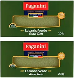 Kit 2X: Massa para Lasanha Verde Paganini 200g