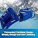 POOL BLASTER Catfish Cordless Pool Vacuum for Spot-Cleaning, Hot Tubs & Spas, up to 45 Min Runtime, Quick, Efficient, Handheld Rechargeable, Swimming Pool Cleaner, Above Ground & Inground Pool Steps