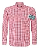 Stockerpoint Campos3 Herren Trachtenhemd, Rot, L