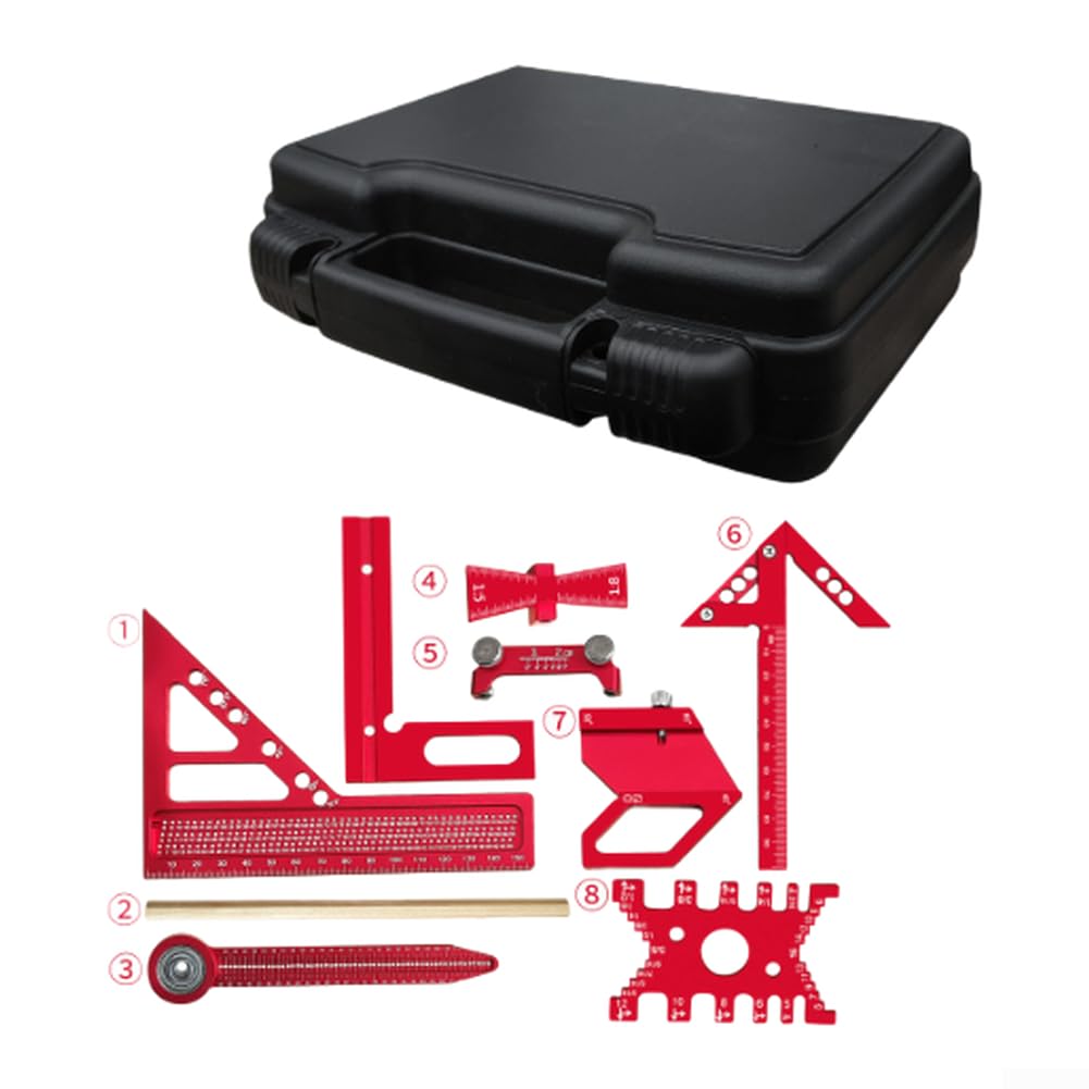 Juego Calibradores para madera 10uds Aluminio Juego Calibradores(9-piece Set)