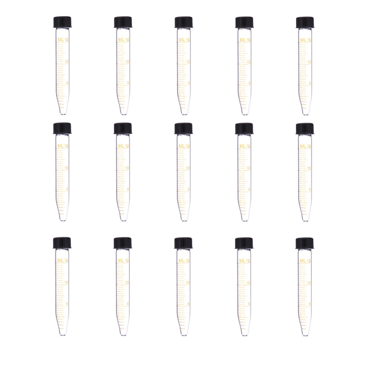 Zentrifugenröhrchen mit Deckel für Labor 15ml Glas