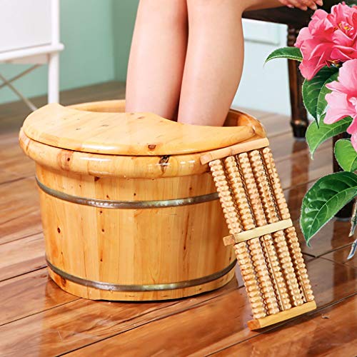 Spa de pies de madera para baño y masaje, tamaño A miniatura 6