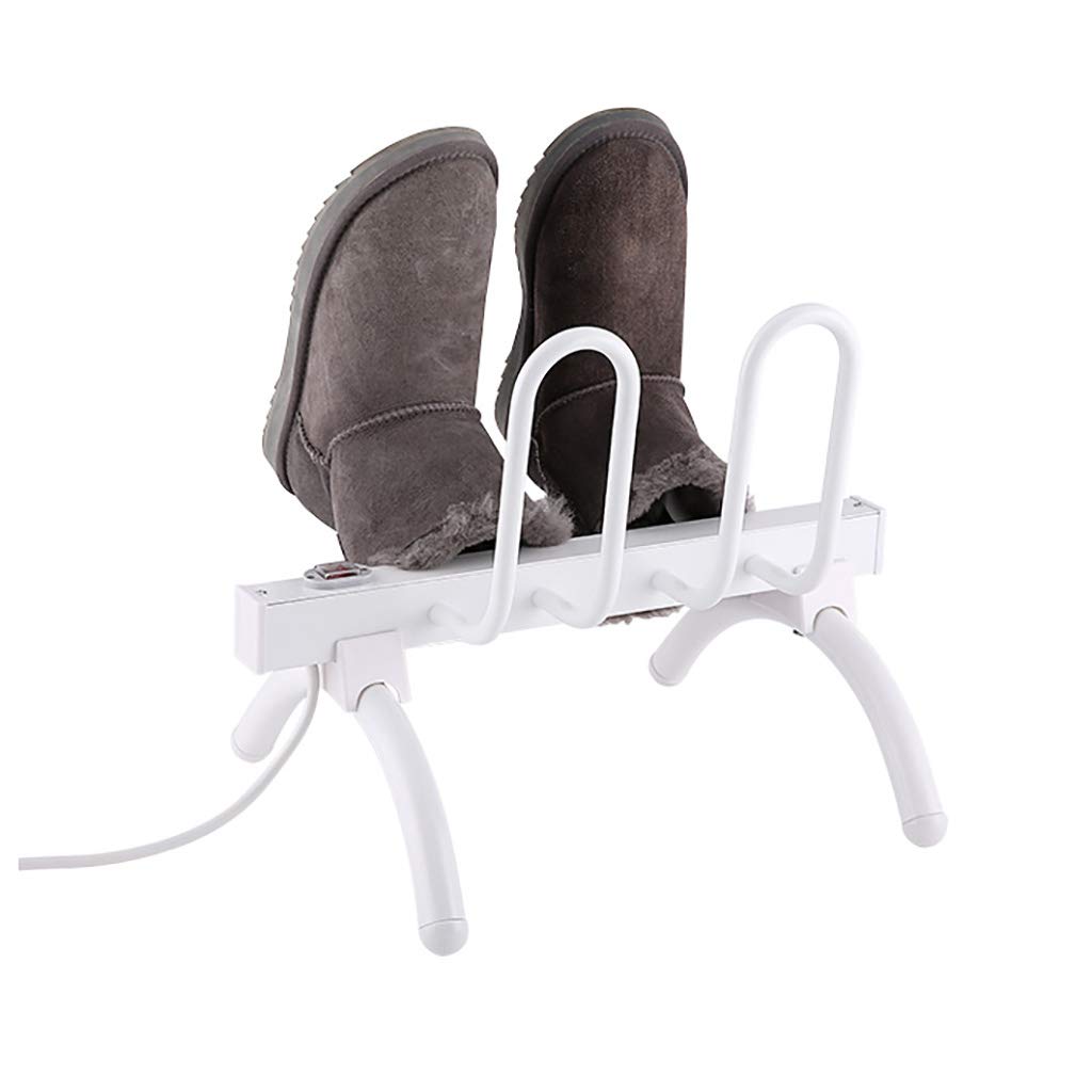 Sèche-chaussures électrique blanc pour 2 paires de bottes