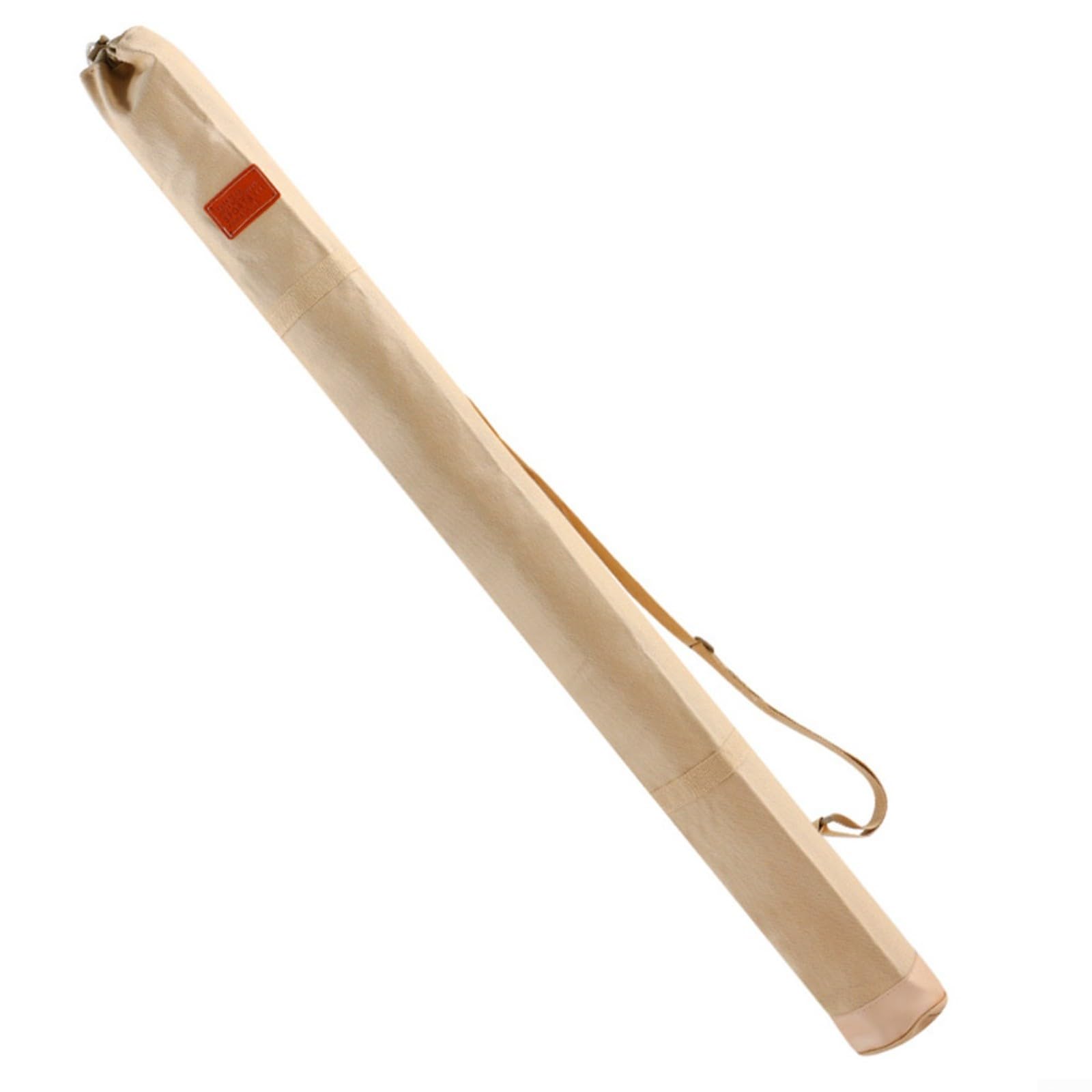 Estuche de lona para caña de pescar, bolsa de transporte impermeable con correa ajustable para el hombro para postes y aparejos de paraguas, equipo de 130 cm, Blue, 1,2 m