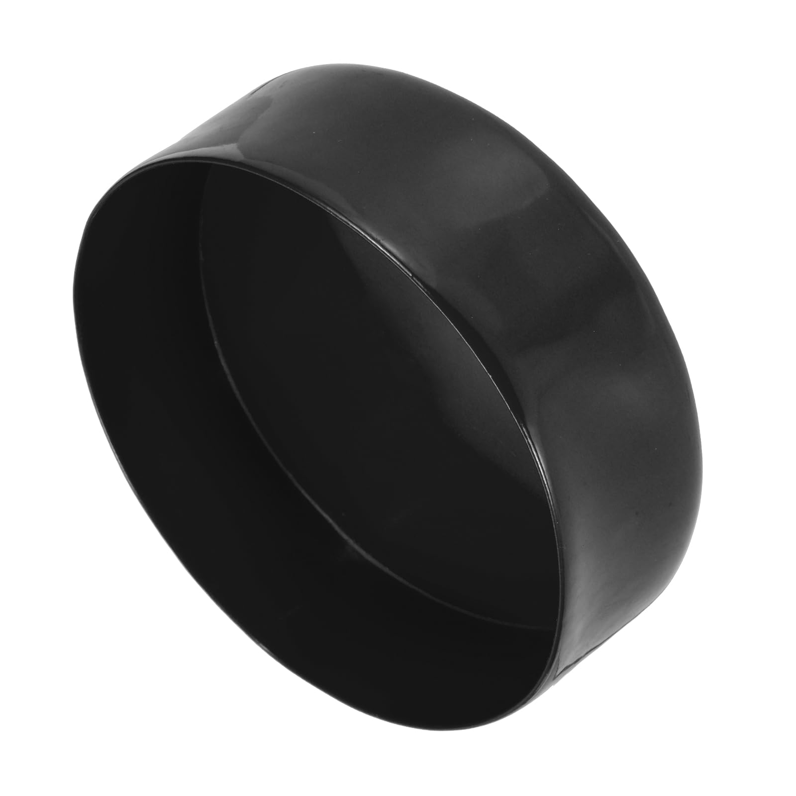sourcing map 160mm (6 5/16") ID Rubber End Caps, Round Vinyl Plug Insert Plastic End Caps for Tubing, Fence, Pipe Post, Furniture, Railing, Black, 80mm Height