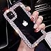 BONITEC Jesiya for iPhone 11, 3D Glitter Sparkle Bling Case Luxury Shiny Crystal Rhinestone Diamond Bumper Clear Protective Cover Clear for Women