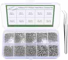 Kit 1000 Viti Piccole Per Riparazioni - Mini Viti Per Occhiali, Orologi, Telefoni E PC - Foto 13