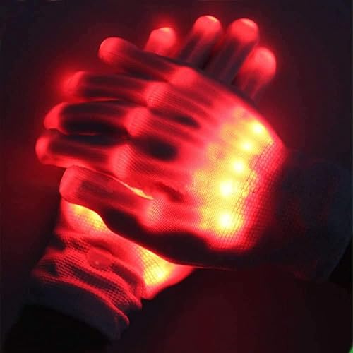 Miniatura 7 de Guantes de mano de esqueleto iluminados, modos de ajuste, guantes LED, nuevos divertidos y geniales recuerdos de fiesta, juguetes geniales, regalos