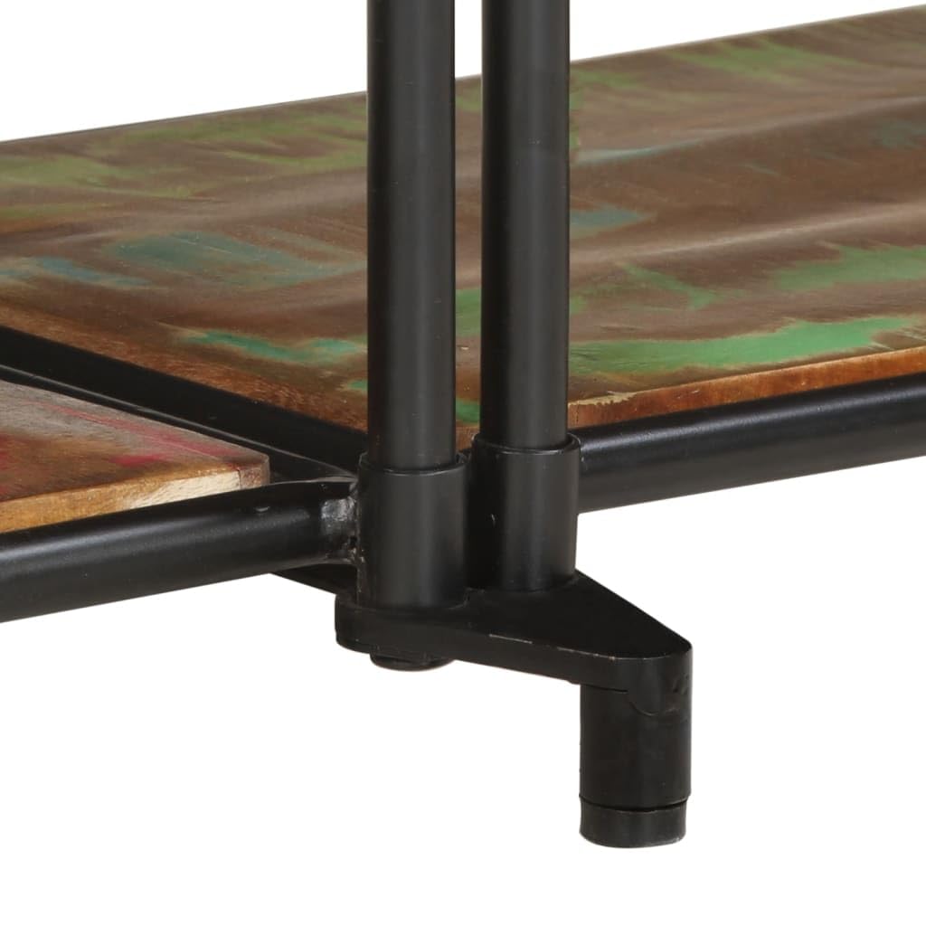 Mobile per TV, 160 x 42 x 40 cm, in legno massiccio anticato e metallo