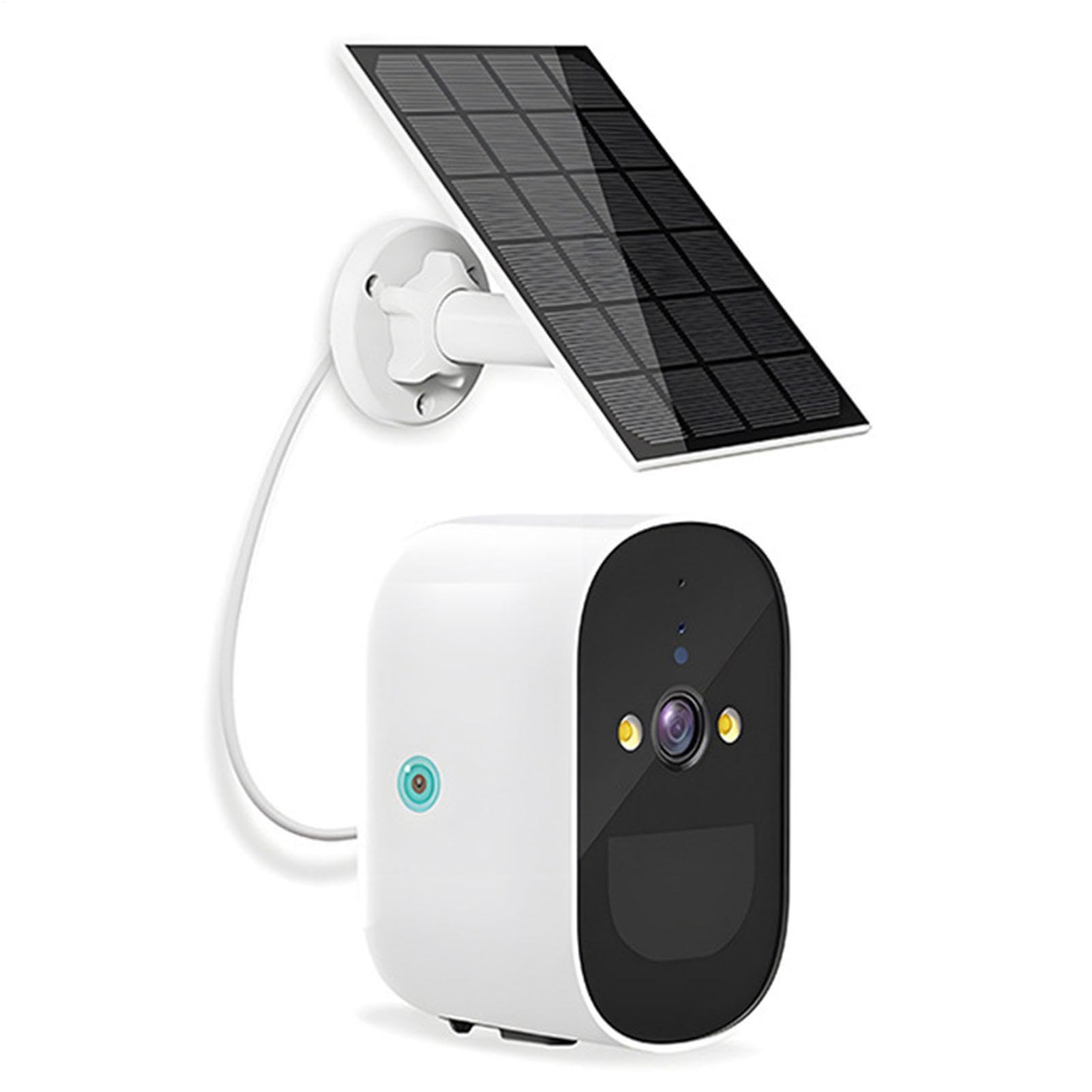 Pannello per videocamera IP66 Impermeabile Montabile a parete | Caricabatterie per pannello solare per la casa villa scuola ristorante hotel negozio, campanello luce da campeggio