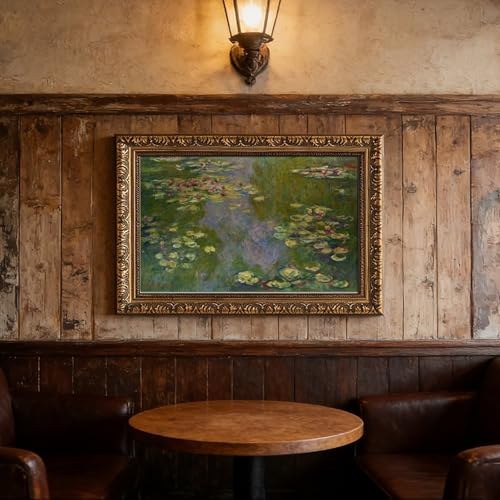Toile nénuphars Claude Monet pour masquer un mur vide efficacement