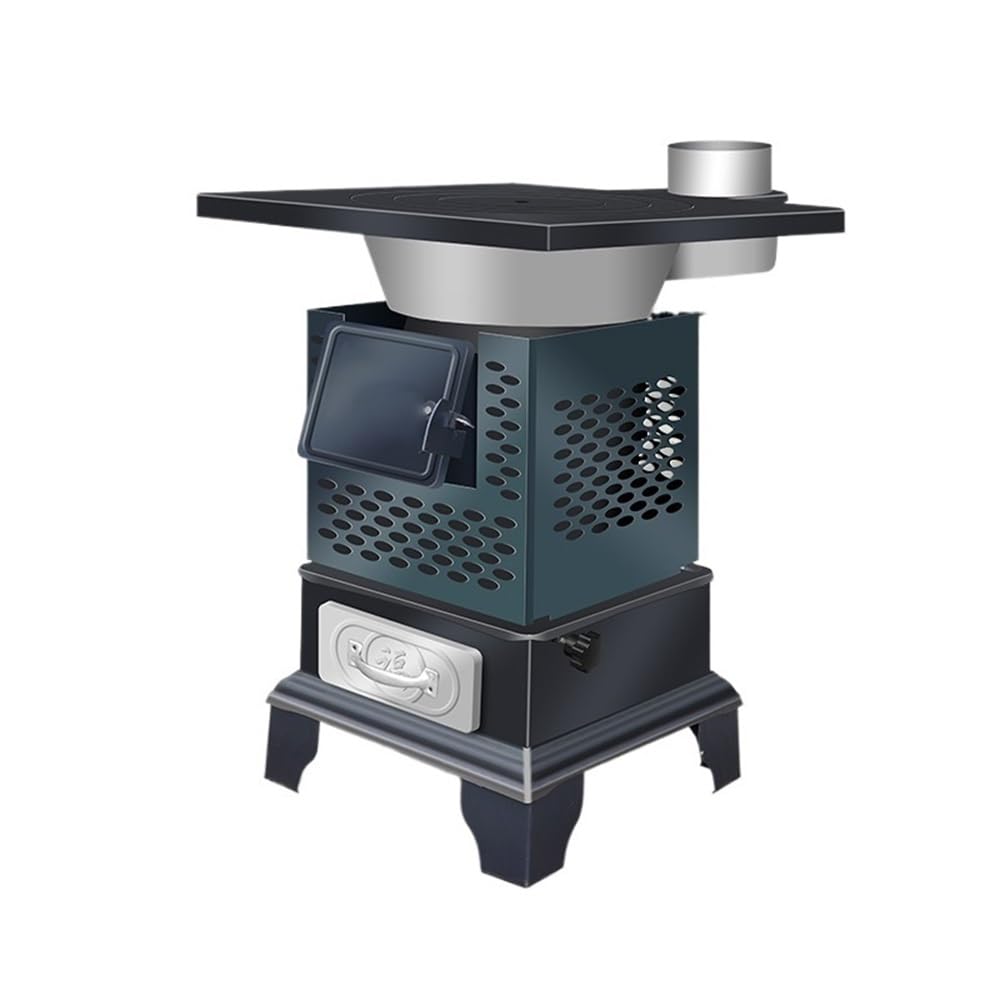 wood stove, camping wood stove Heating Stove Household Indoor Firewood Coal Dual-purpose Rural Outdoor Winter Smokeless Mobile