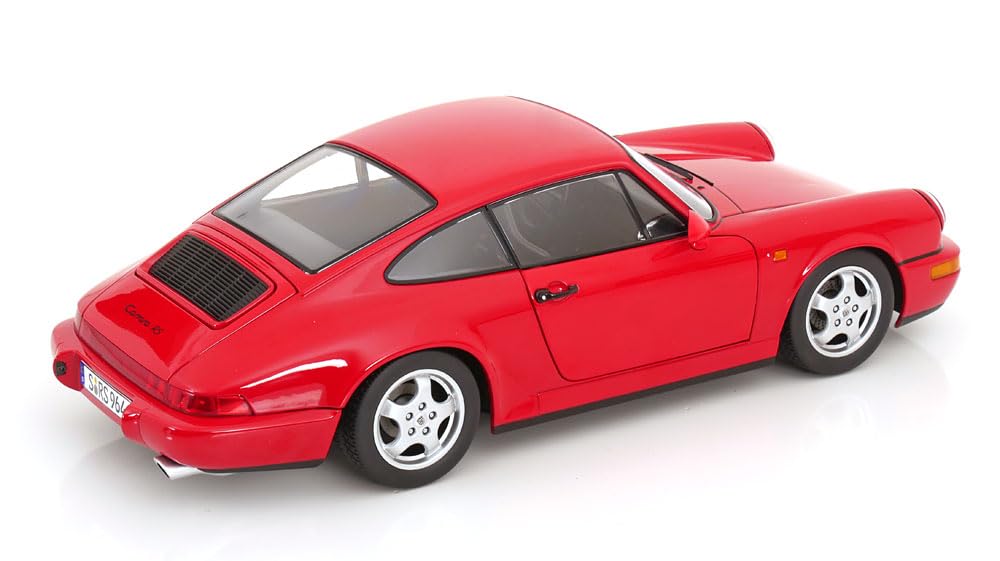 KK Scale KKDC120242C - Porsch. 911 (964) RS with Cup Rims Red 1992 with Openings - Scala 1/12 - modellino Auto