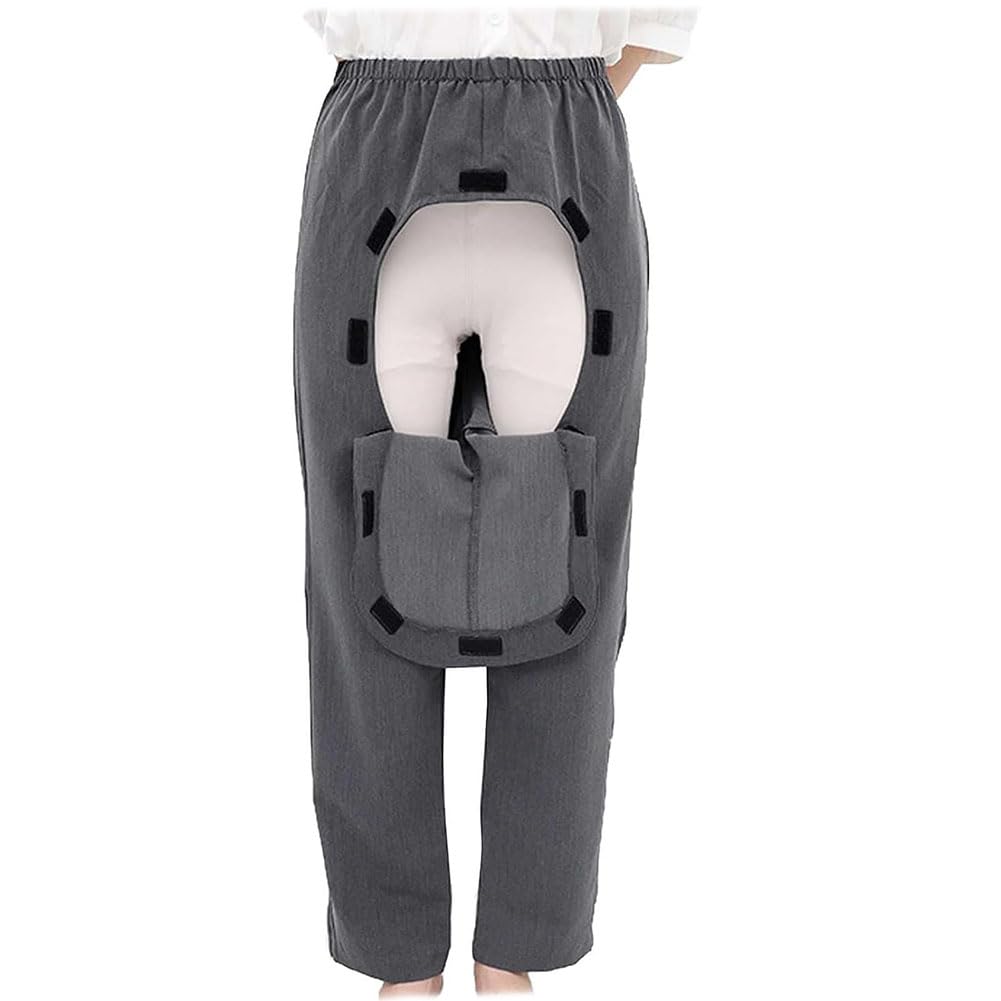 Pantalon soin zipper patient pour habillage sans douleur des adultes handicapés