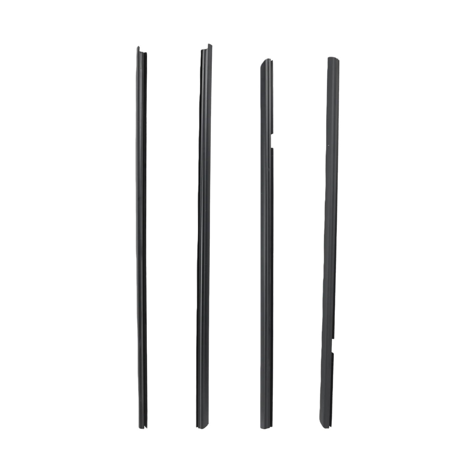 Toudayuhp One Color 4Pcs Outside Window Moulding Weatherstrip Insight 2010-2014